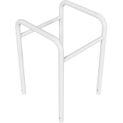 Anti-nudge hoop | for trees and posts | hot-dip galvanized | width: 800 mm, depth: 800 mm, height above ground: 800 mm | for casting in concrete